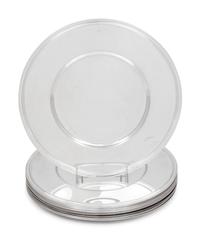 A Set of Thirteen Christofle Silver-Plate Chargers
