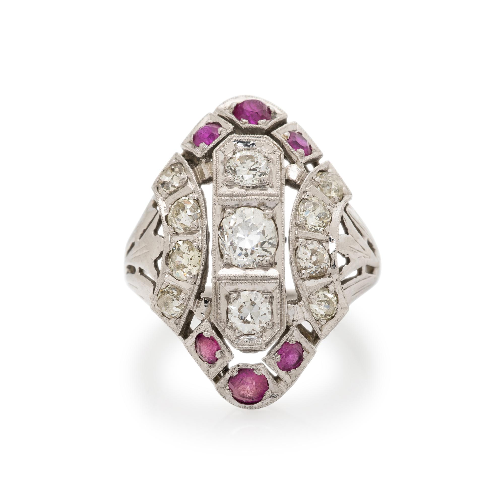 RUBY AND DIAMOND RING