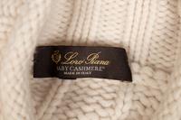 Loro Piana Cashmere Sweater and Shearling Bag