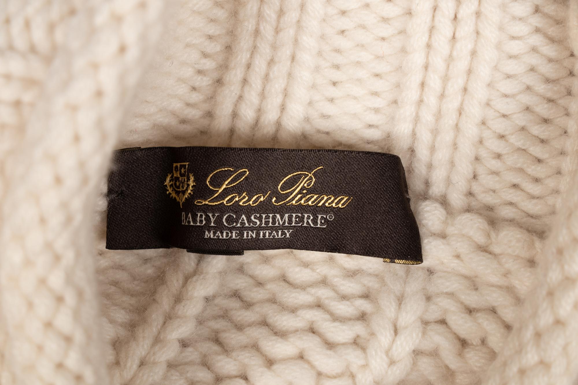 Loro Piana Cashmere Sweater and Shearling Bag