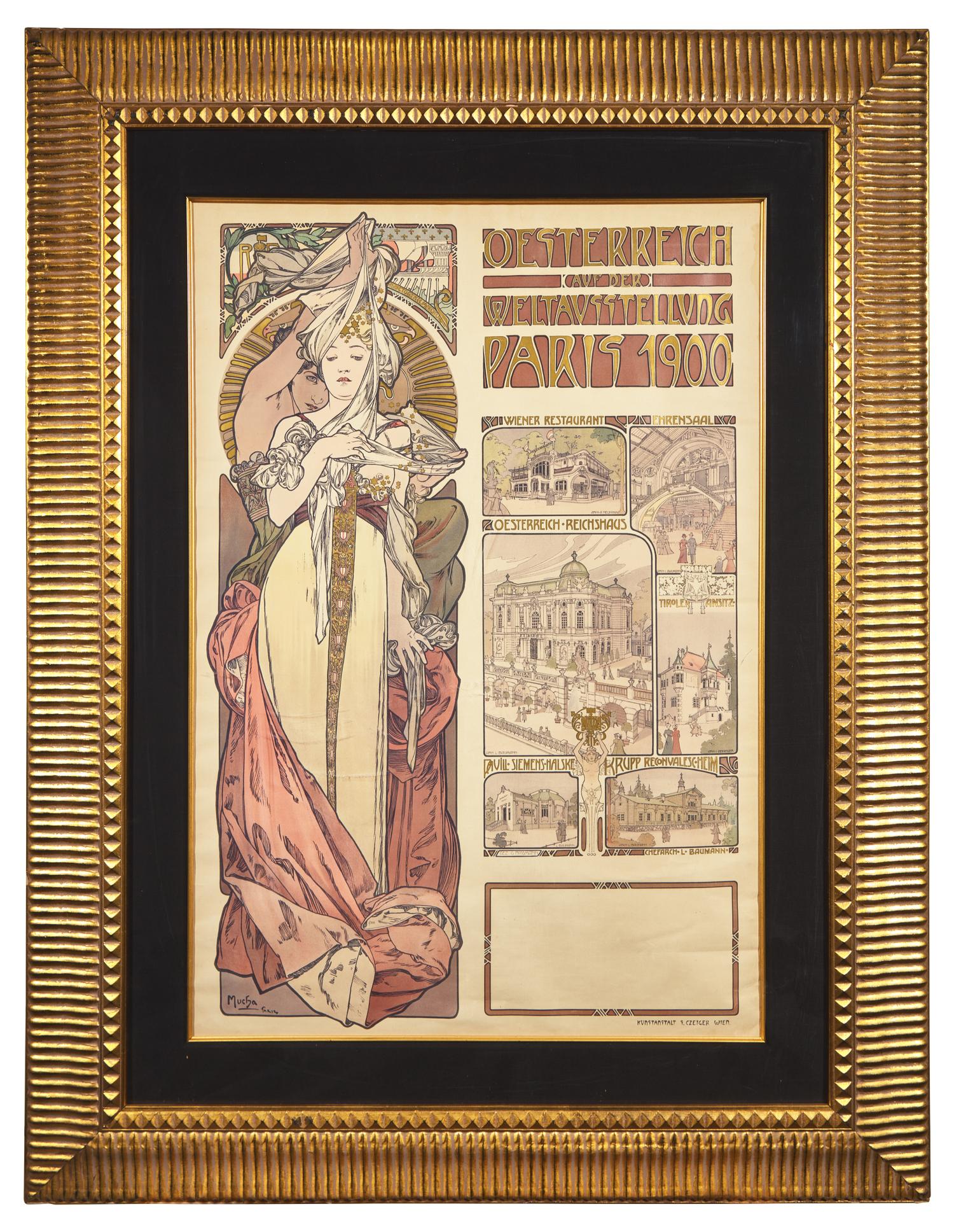 [Art] Mucha, (Alphonse). Oesterreich Auf Der Weltausstellung Paris 1900