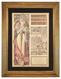 [Art] Mucha, (Alphonse). Oesterreich Auf Der Weltausstellung Paris 1900
