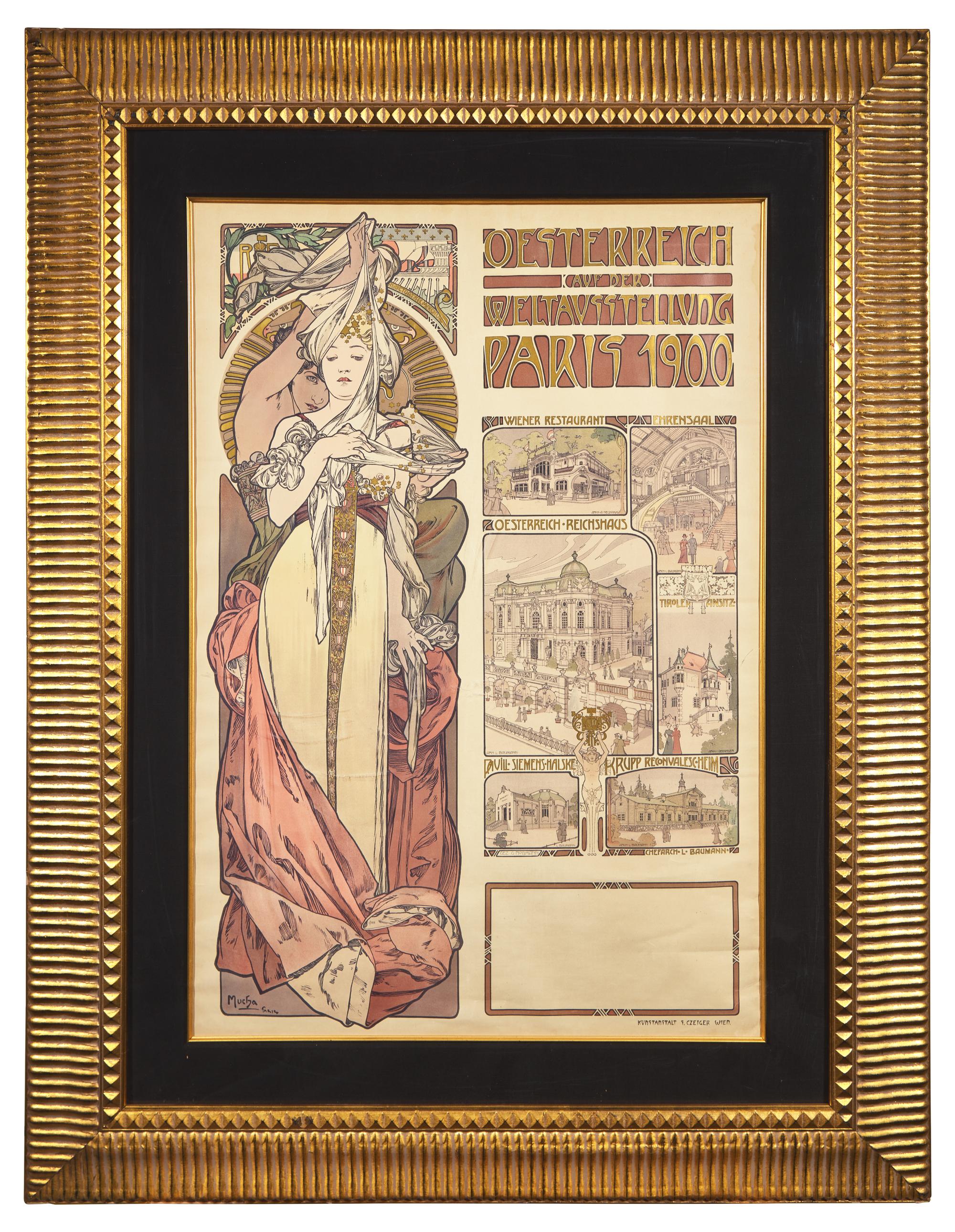 [Art] Mucha, (Alphonse). Oesterreich Auf Der Weltausstellung Paris 1900