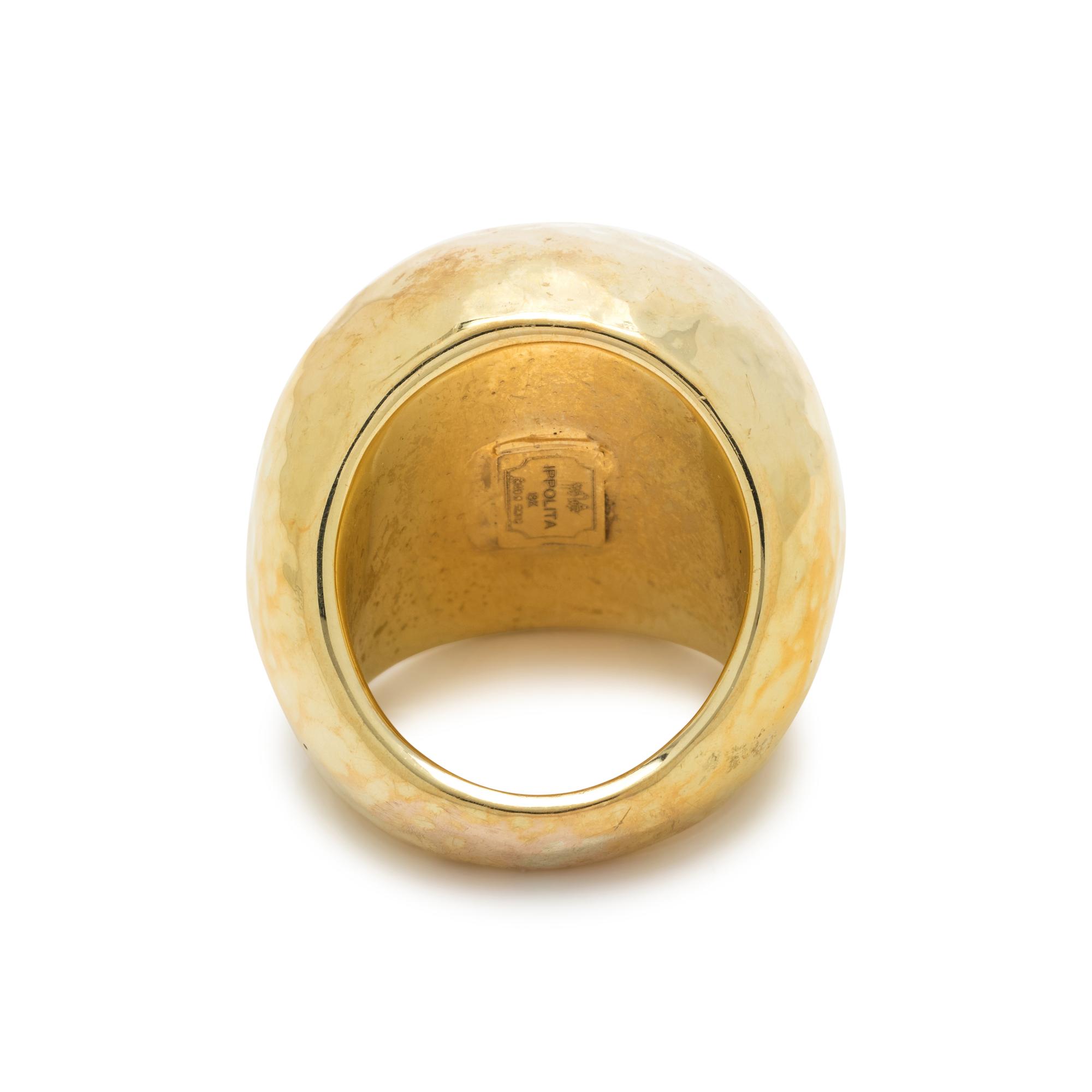 IPPOLITA, YELLOW GOLD RING
