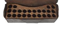 [MILITARIA]. 3 militia cartridge boxes, ca first quarter 19th century.