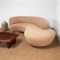 Vladimir Kagan Serpentine Sofa, Directional, USA, circa 1990