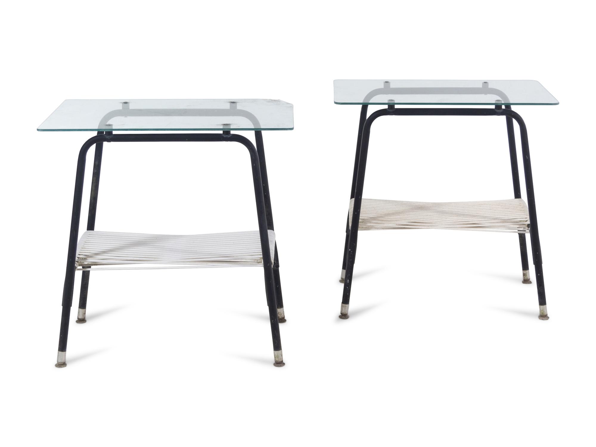 Pair of Two-Tiered Side Tables