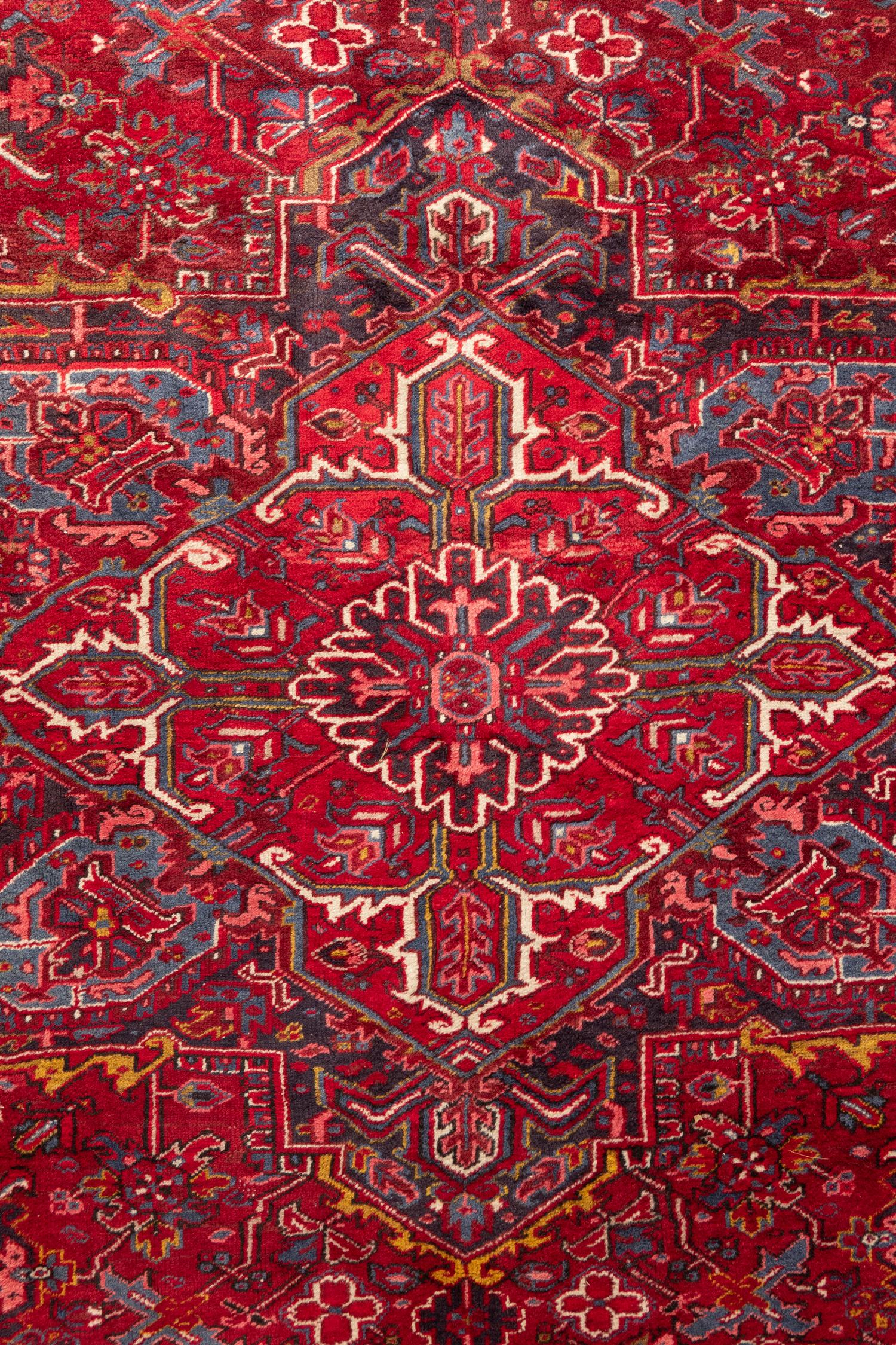 A Heriz Wool Rug