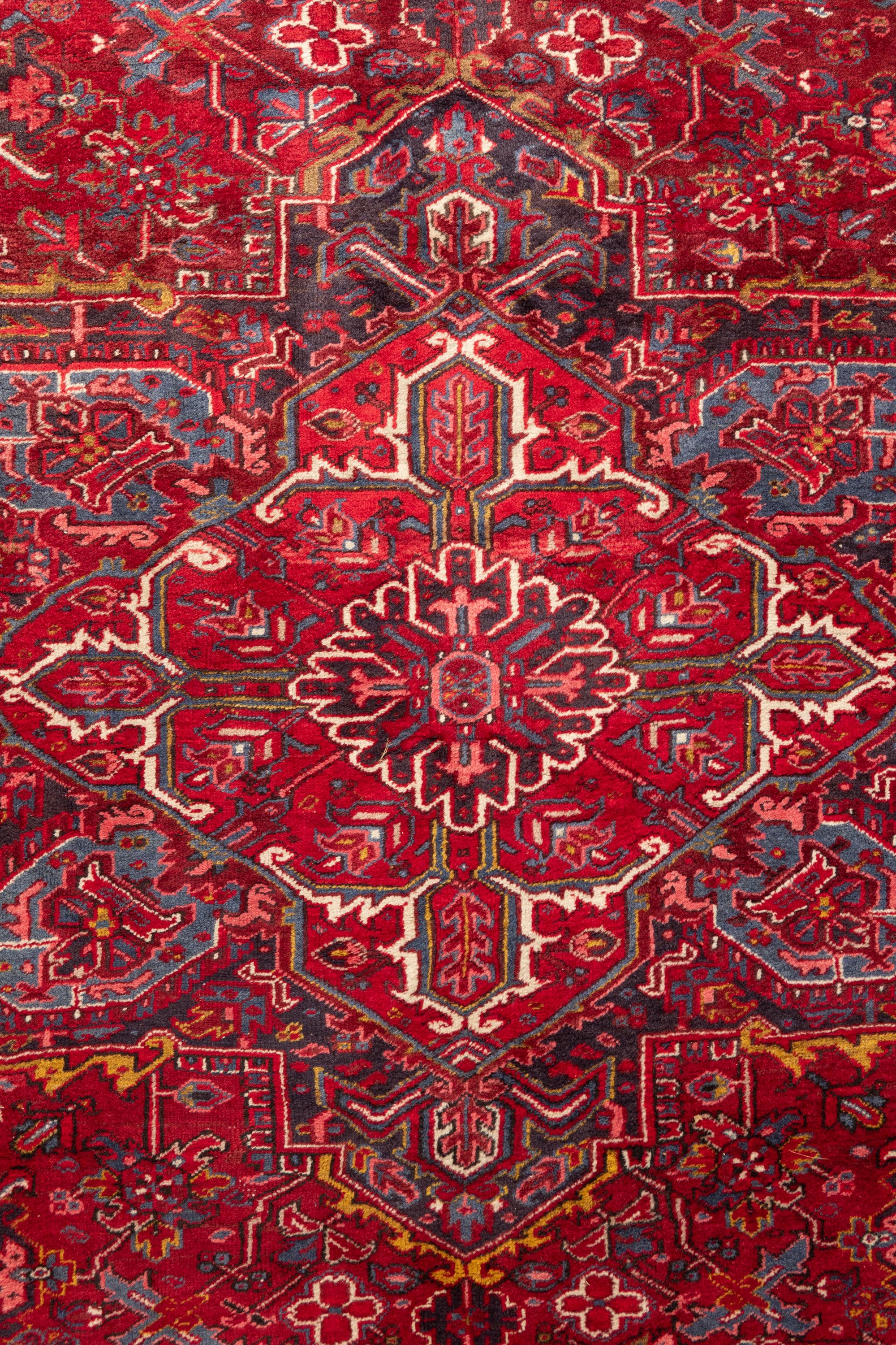 A Heriz Wool Rug