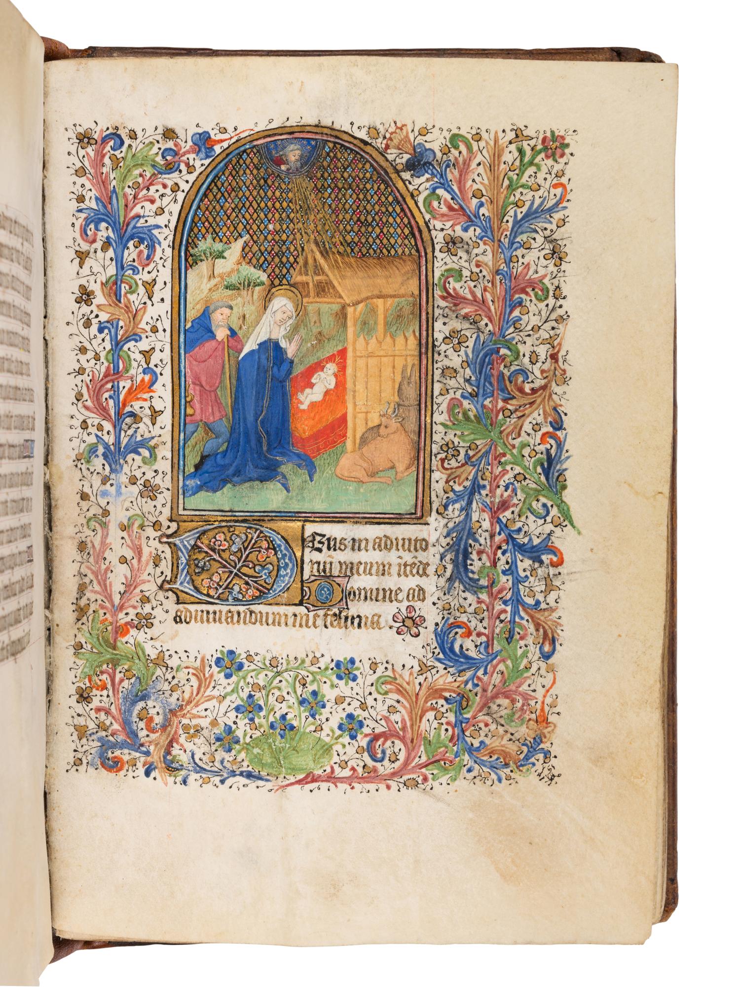 MASTER OF THE HARVARD HANNIBAL AND WORKSHOP (active Paris, c. 1420-1440) The Anne Seurot Hours, use unidentified, in Latin and French, illuminated manuscript on parchment [Paris, c. 1420-1430]