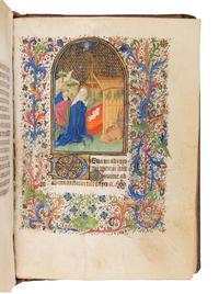 MASTER OF THE HARVARD HANNIBAL AND WORKSHOP (active Paris, c. 1420-1440) The Anne Seurot Hours, use unidentified, in Latin and French, illuminated manuscript on parchment [Paris, c. 1420-1430]