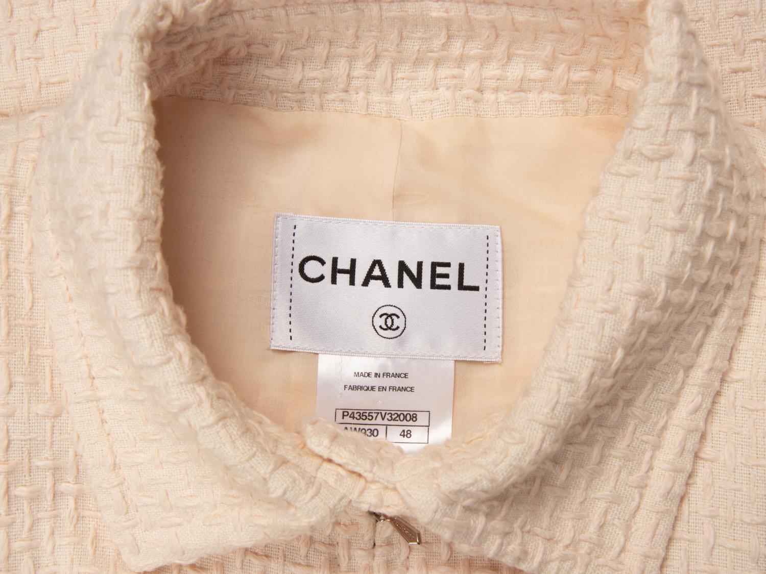CHANEL, TWEED SHORT-SLEEVE JACKET