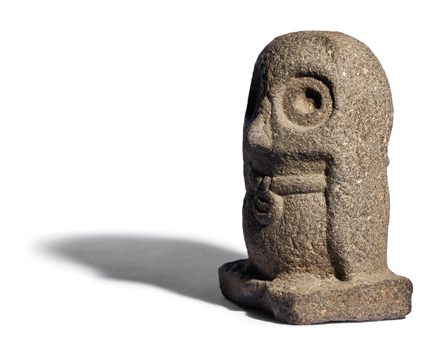 A Toltec or Aztec Stone Bird Figure