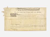 [Americana] [Declaration of Independence] McKean, Thomas: Partially-Printed Document, signed