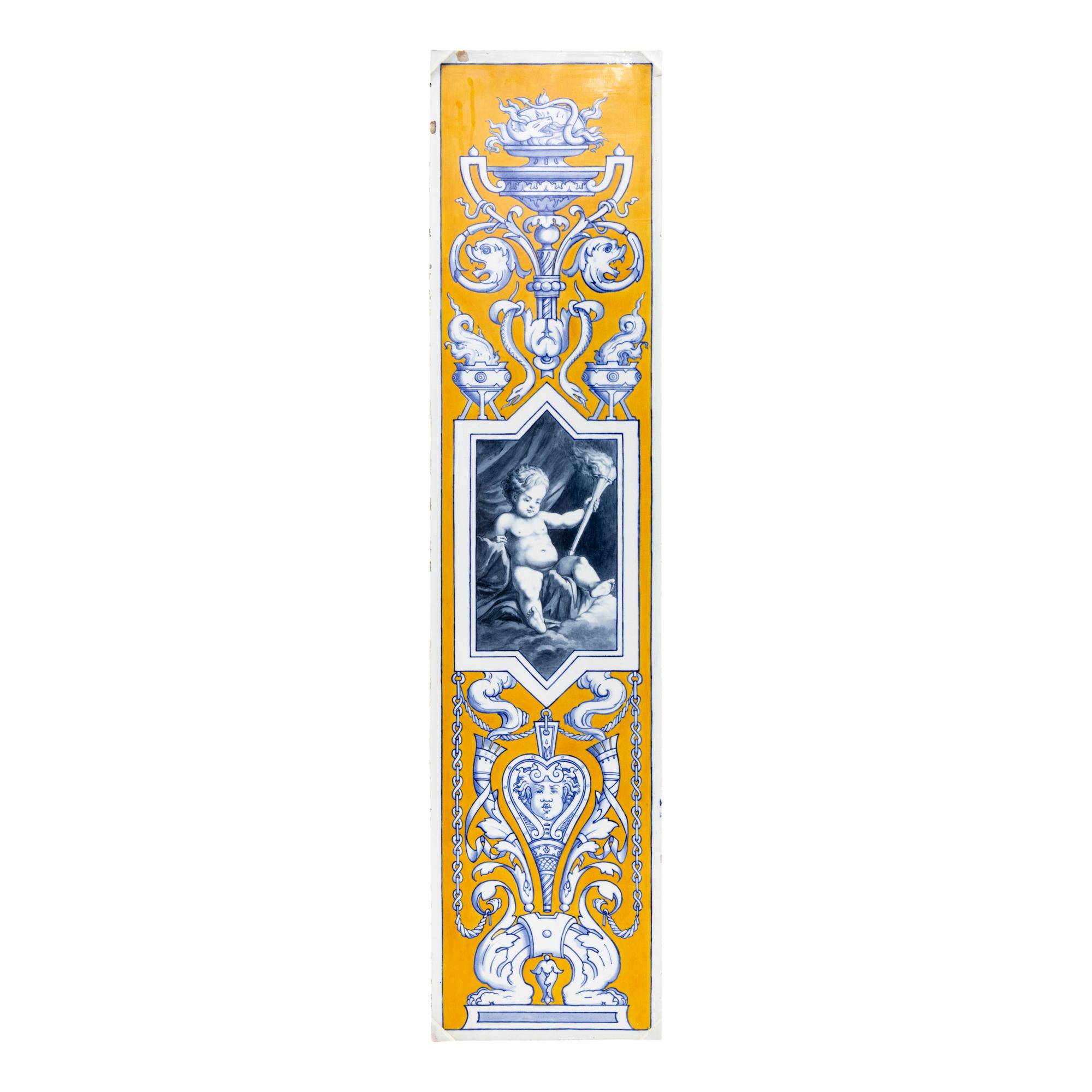 An Italian Ceramic Tile