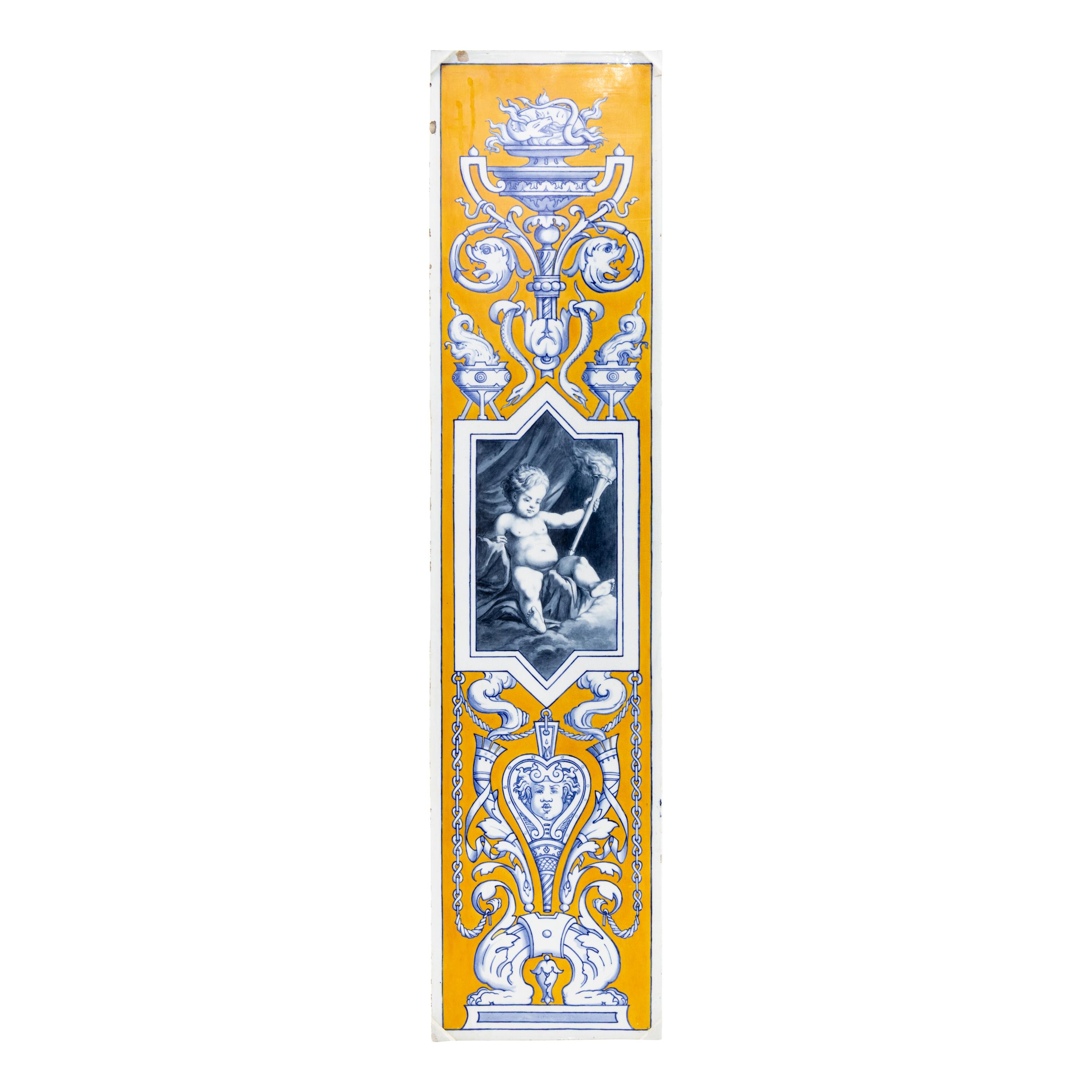 An Italian Ceramic Tile