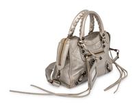 Balenciaga Mini Silver City Bag, 2014