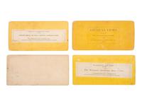 [LINCOLN, Abraham (1809-1865)]. The Lincoln funeral in WASHINGTON. 10 stereoviews, incl. procession.
