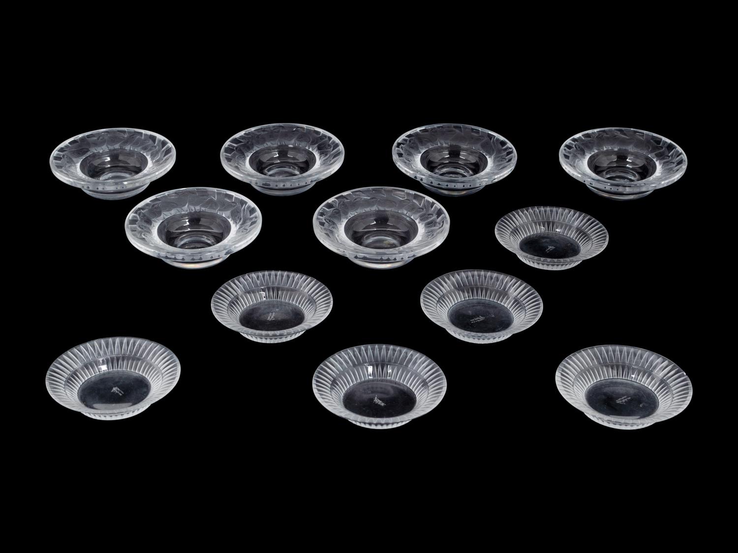 A Group of Lalique Small Coupes