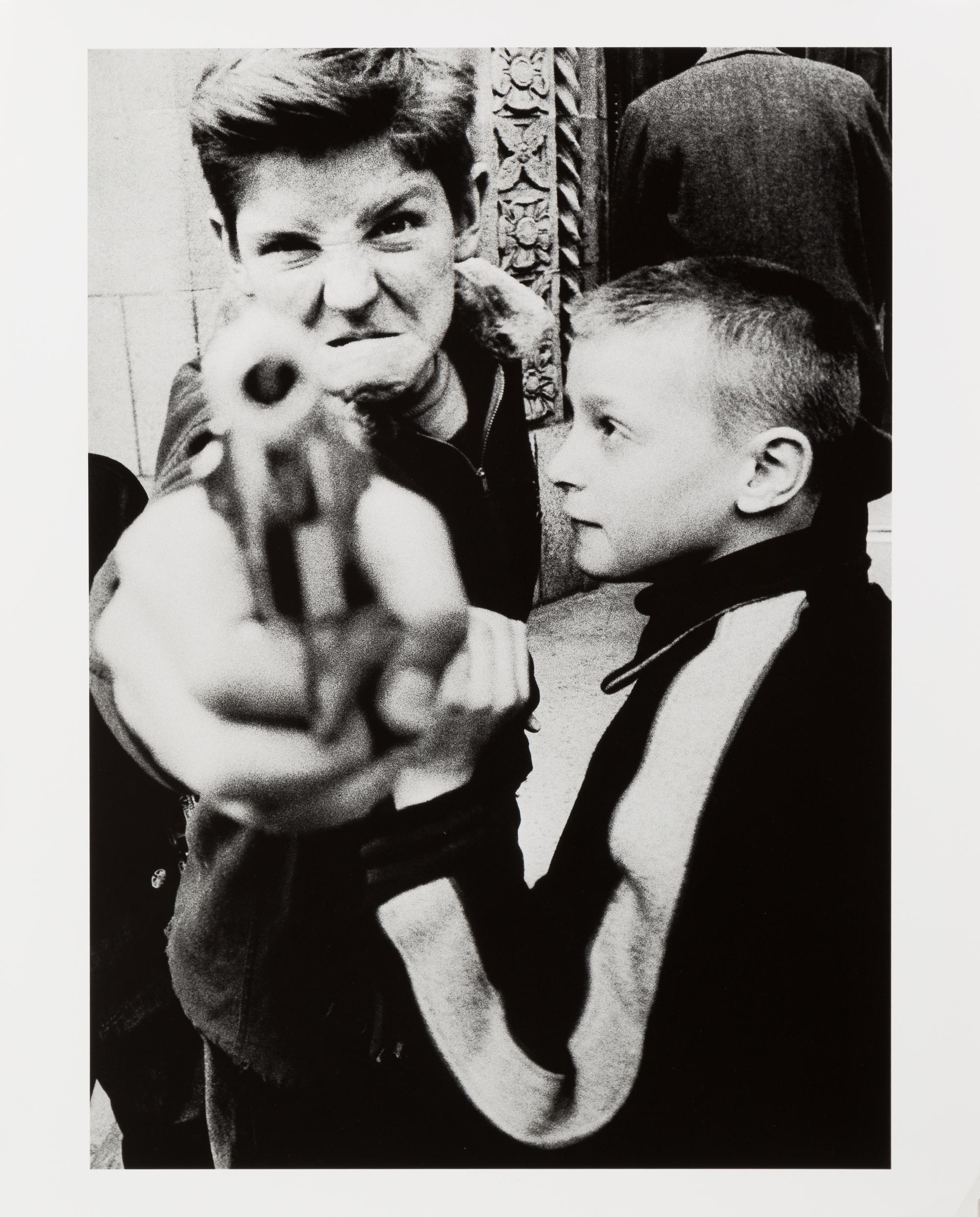 William Klein, (American, b. 1928), Gun, 1955