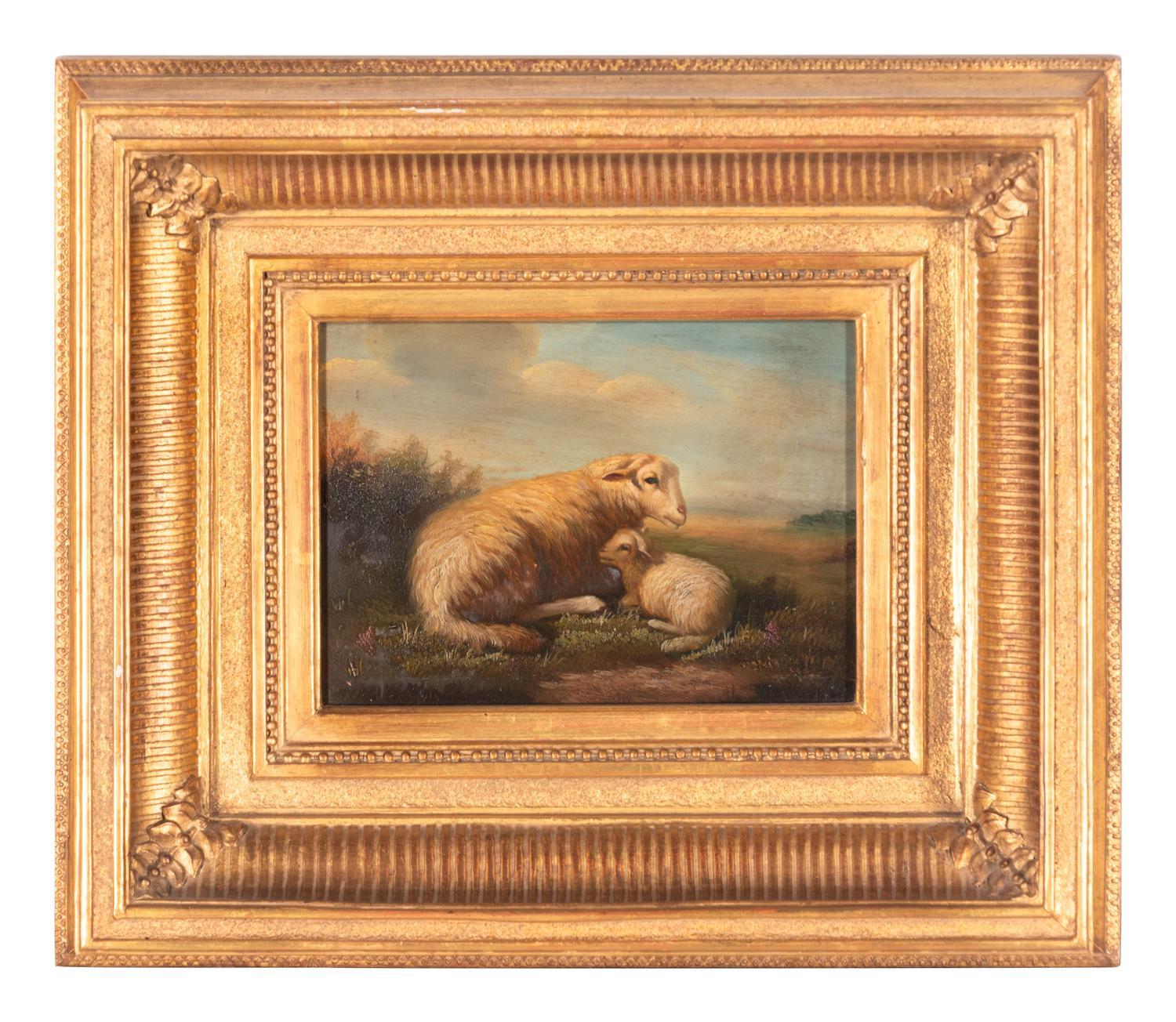 Sheep and Rabbits (a pair of works)