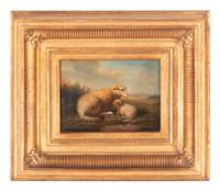 Sheep and Rabbits (a pair of works)