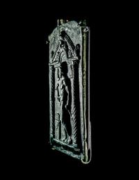 A Roman Bronze Votive Plaque of Vulcan