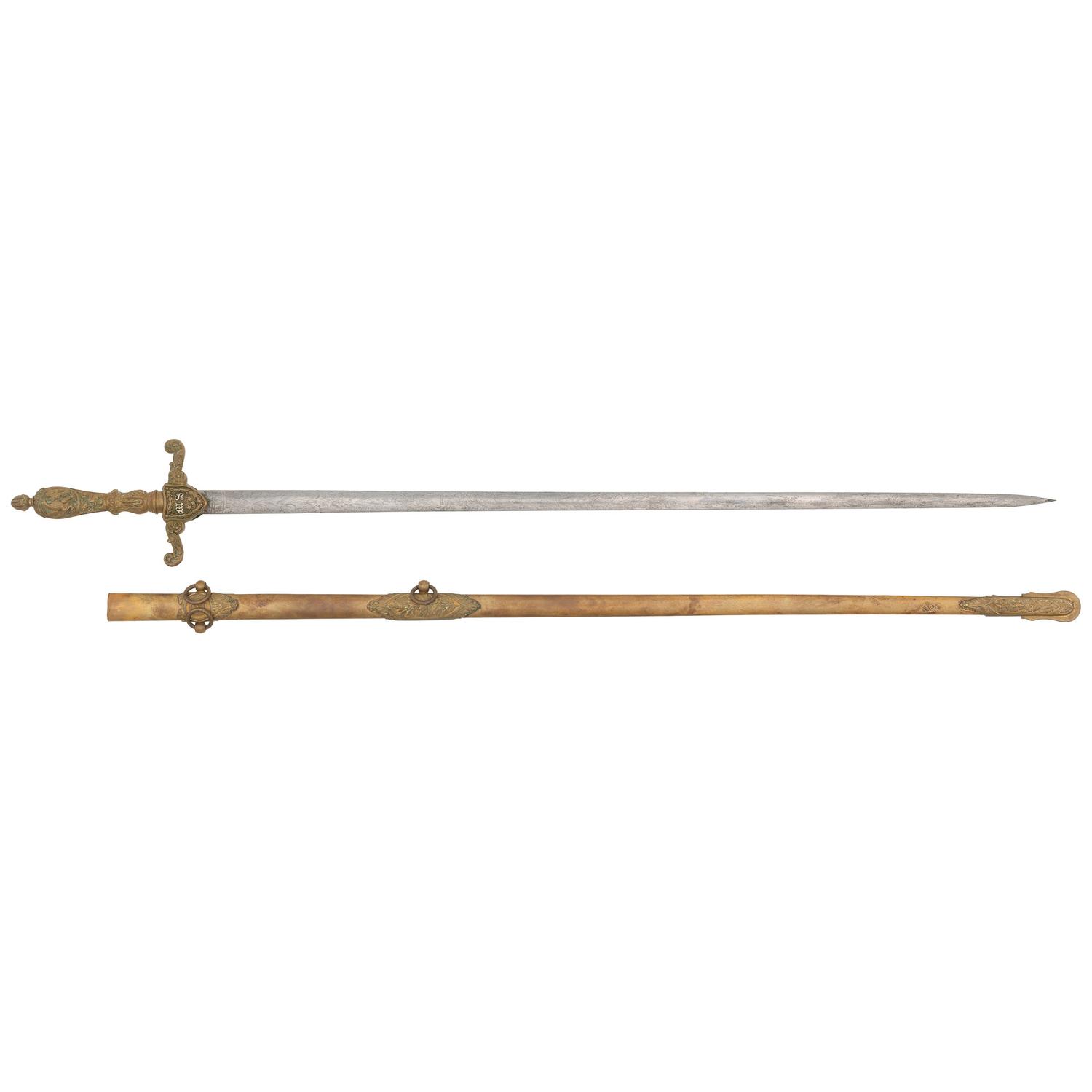Unmarked U.S. Model 1840 Medical Staff Officer's Sword