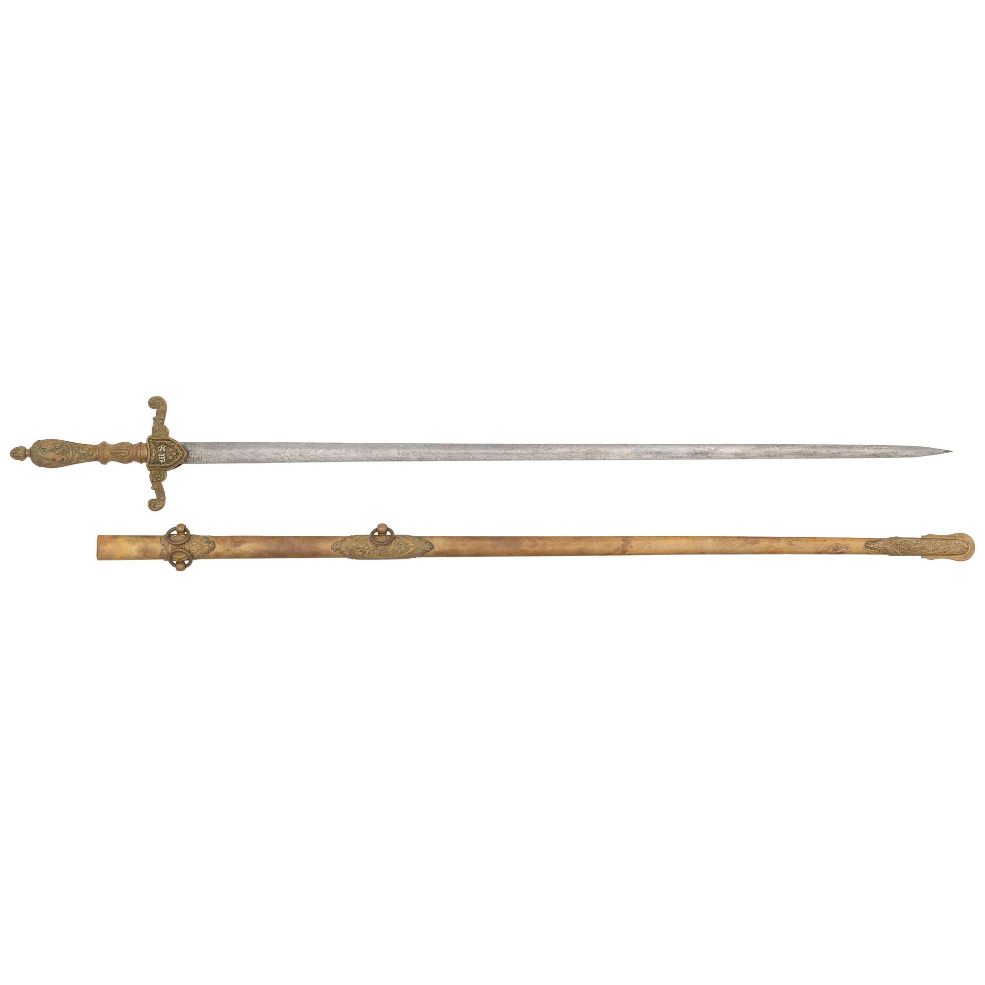 Unmarked U.S. Model 1840 Medical Staff Officer's Sword