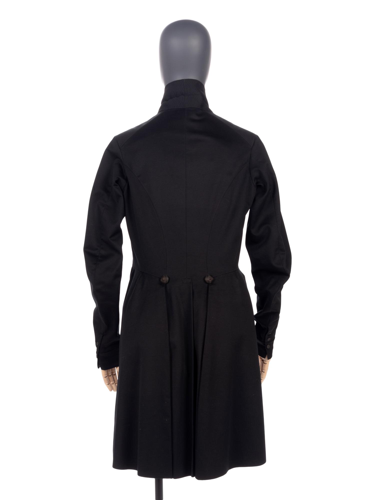 Men's Rare 19th Century Wool Jacket with Tails, 1840s