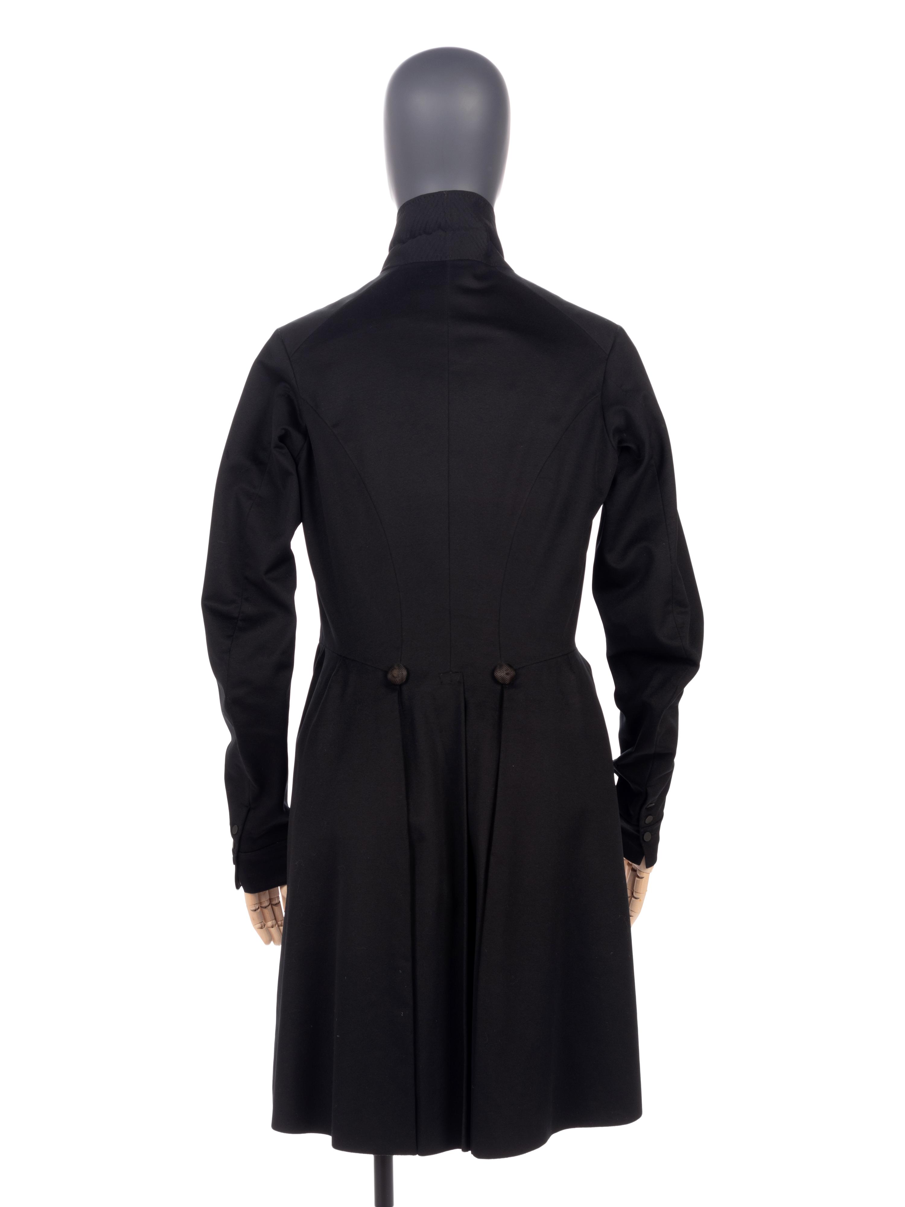 Men's Rare 19th Century Wool Jacket with Tails, 1840s