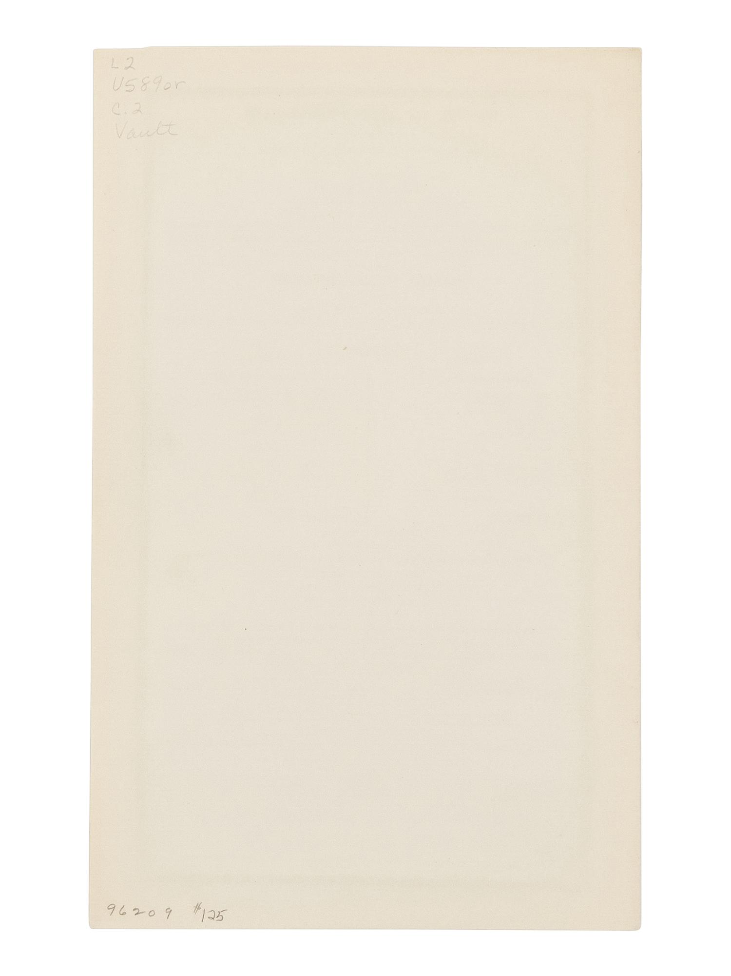 [LINCOLN'S FUNERAL]. Order of the Procession . [Washington D.C., 19 April 1865].