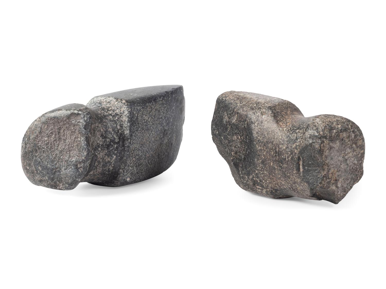 San Lazaro Pueblo Hardstone Full Groove Axes, From the Collection of Forrest Fenn