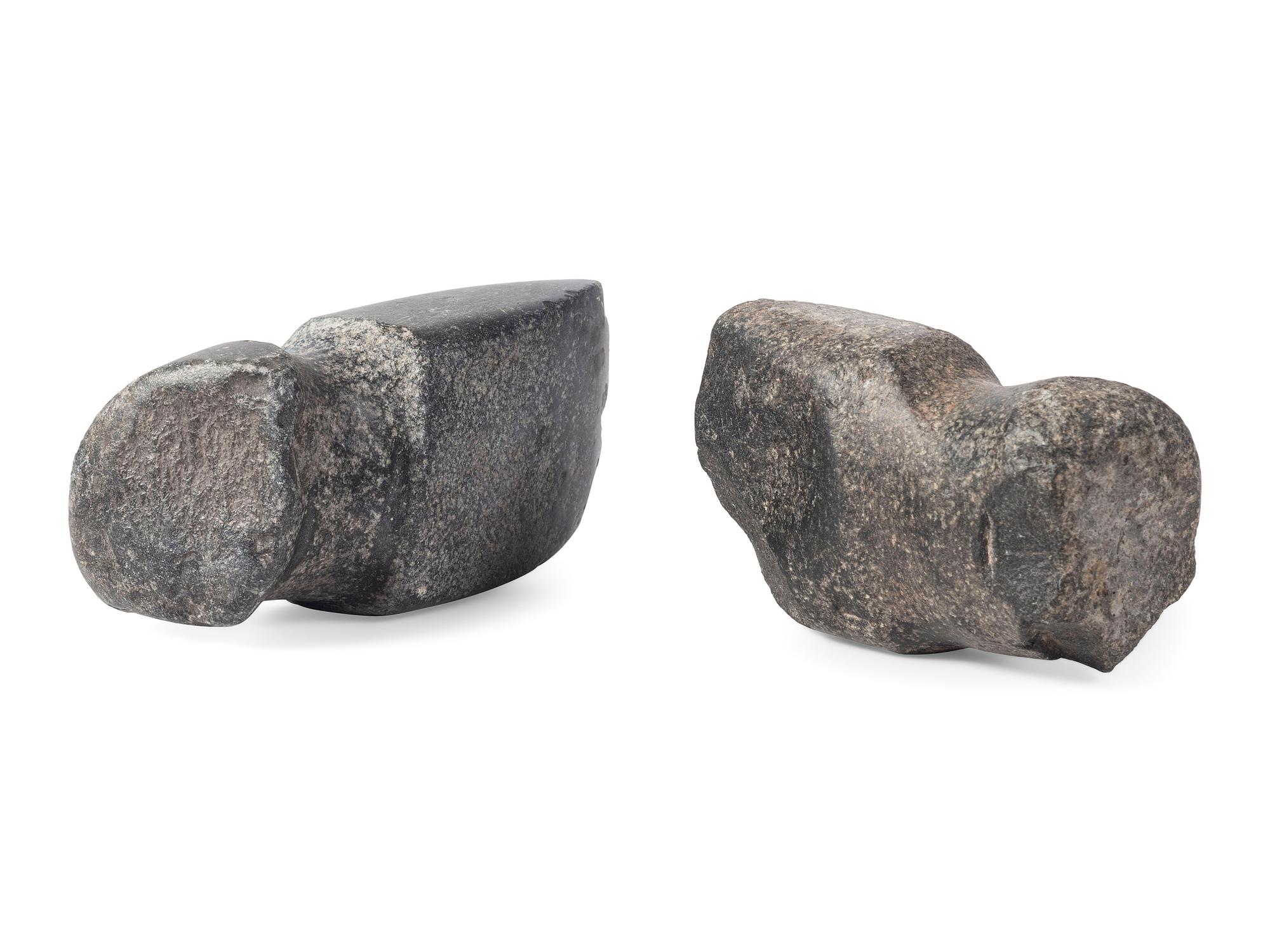 San Lazaro Pueblo Hardstone Full Groove Axes, From the Collection of Forrest Fenn