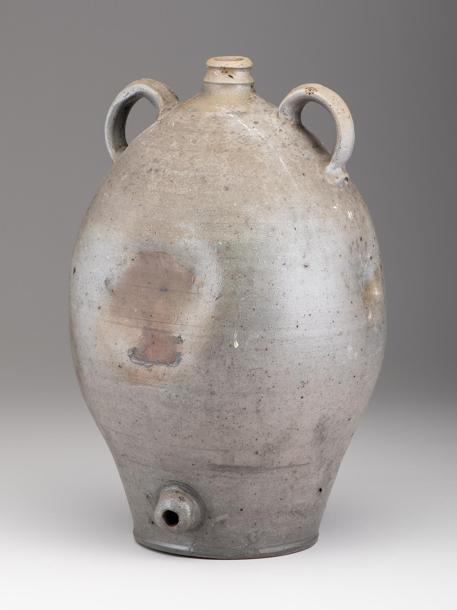 A Twin-Handled Stoneware Cooler