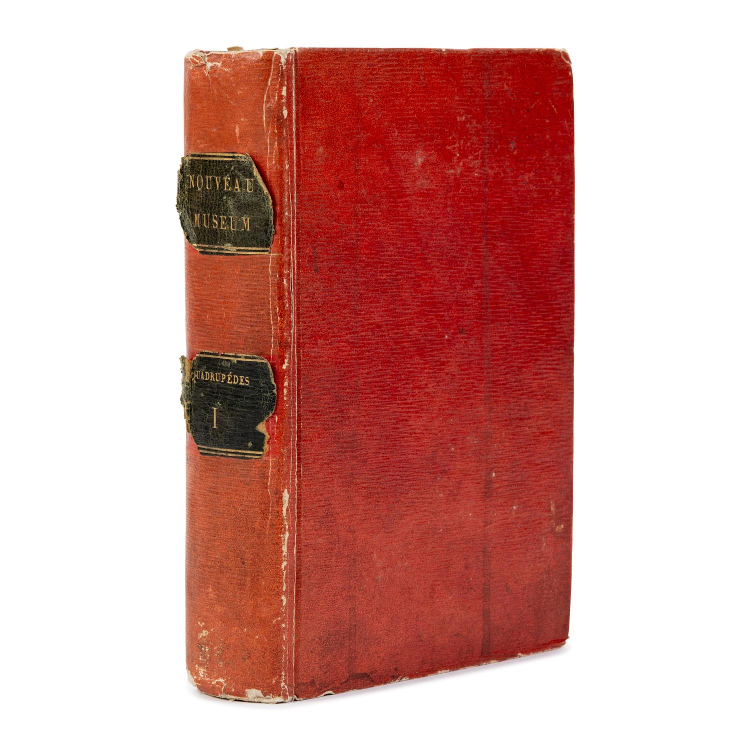 [Natural History]. Manuel, Blaise Etienne. -- Sève, Jacques Eustache de (d. 1829), illustrator. Nouveau Muséum d'Histoire Naturelle... Dessinées par M. Desève, et autres habiles Artistes... Tome Premier . Paris: Chez F. Dufart, 1806.