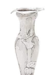 A Gorham Martelé Silver Vase