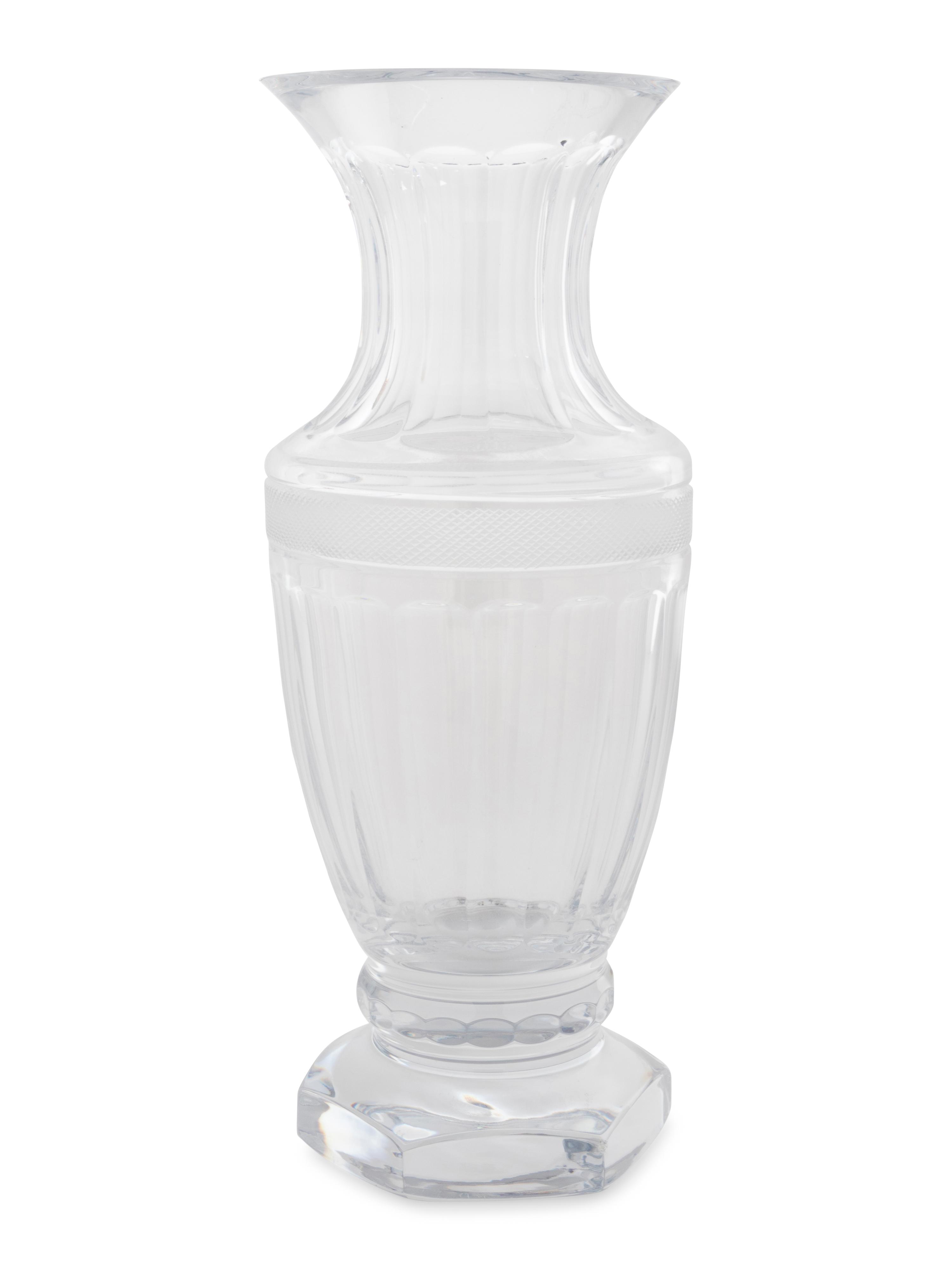 A Large Rogaska Glass Vase