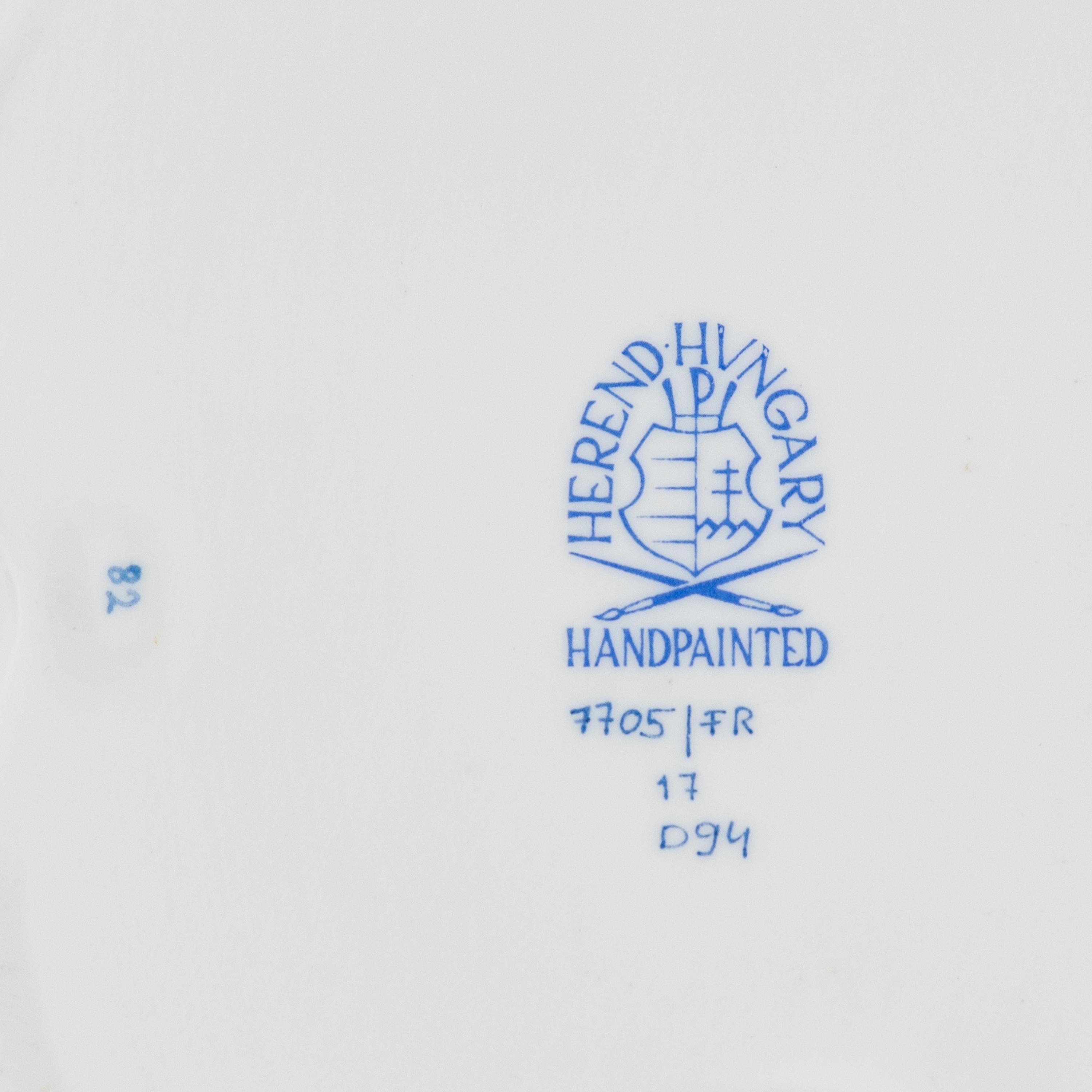 A Herend Market Garden Porcelain Dinner Service