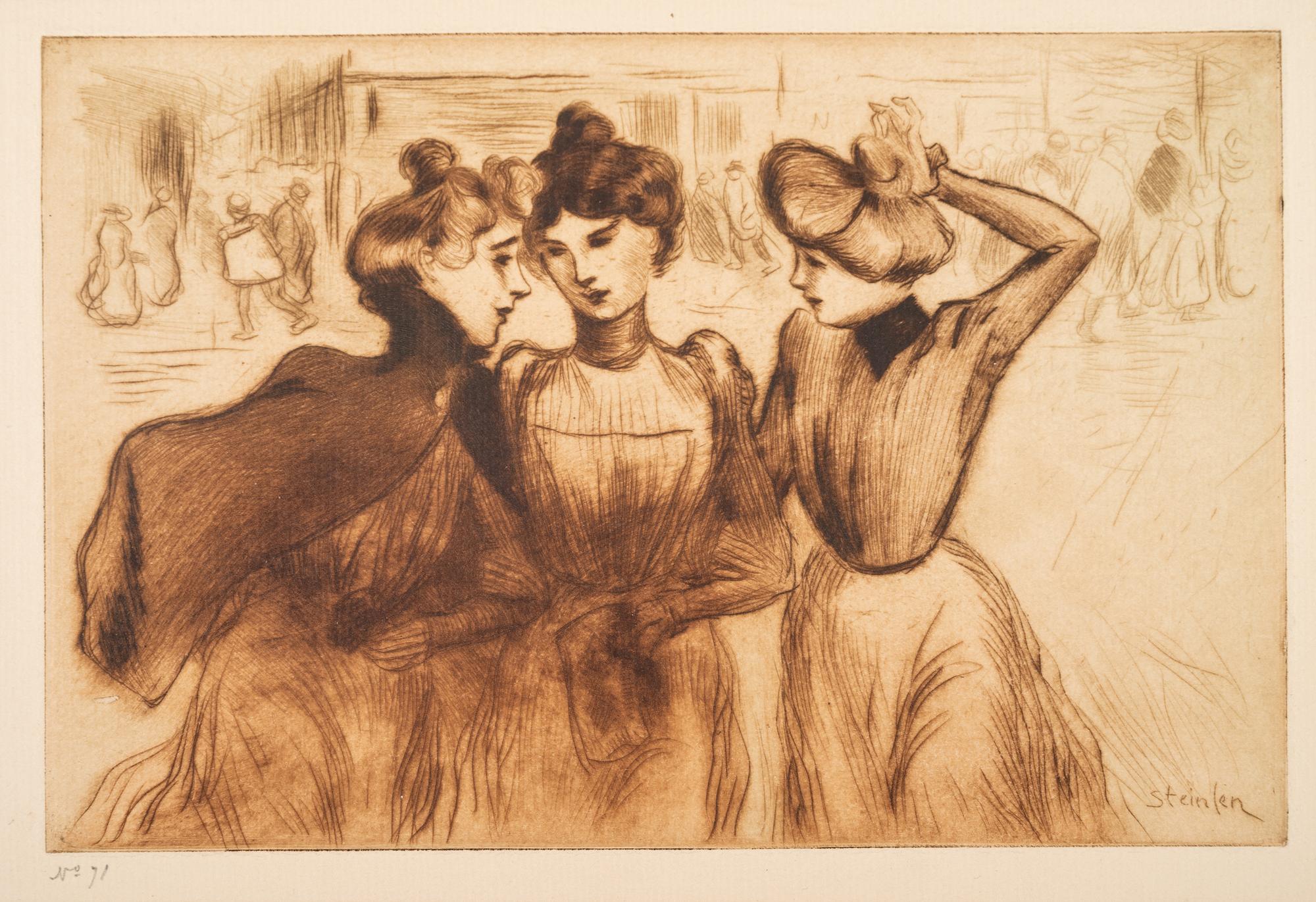 Three Working Girls Out for Lunch