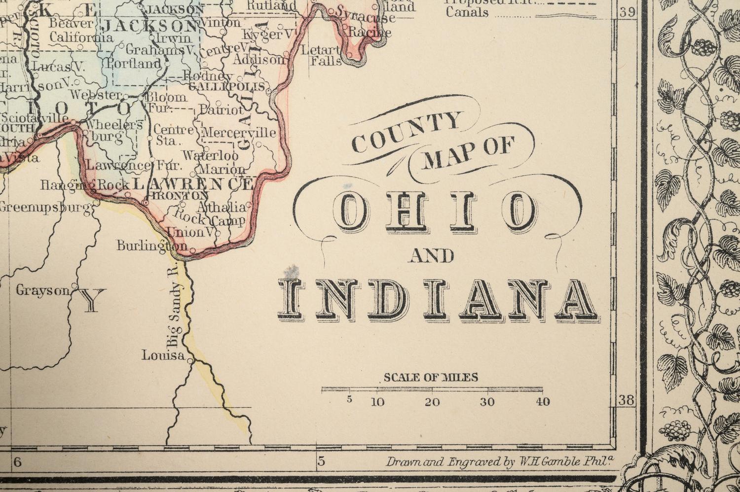 A Group of Five Maps of the Midwest