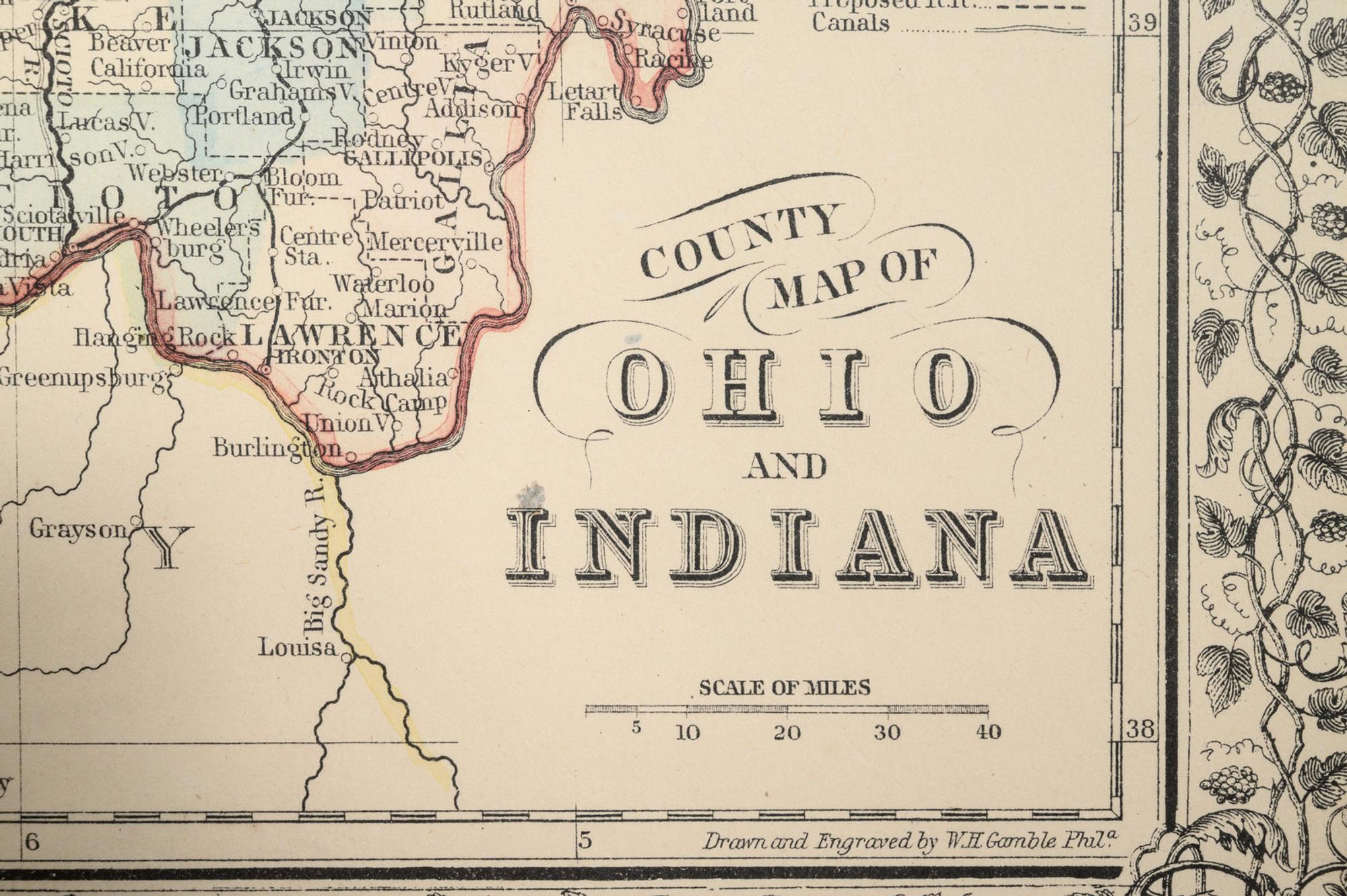 A Group of Five Maps of the Midwest