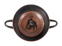 A Greek Style Black-Figured Kantharos