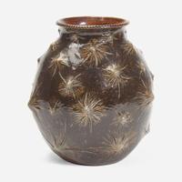 Edwin Martin (English, 1860-1915) Vase with Prunts, Martin Brothers, UK, c. 1900