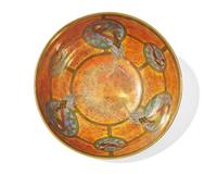 A Wedgwood Lustreware 'Pheasant' Bowl