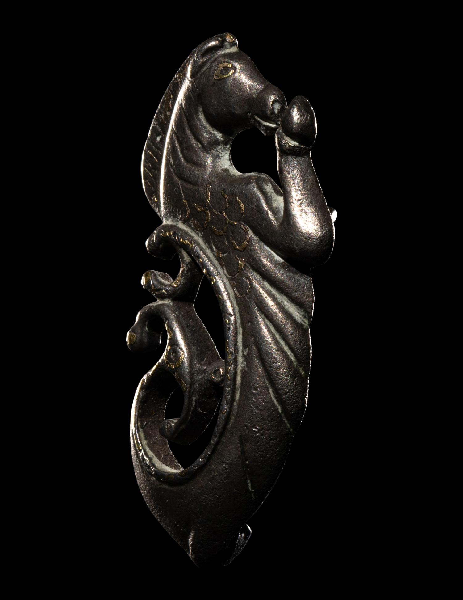 A Roman Silver Fibula with a Hippocamp