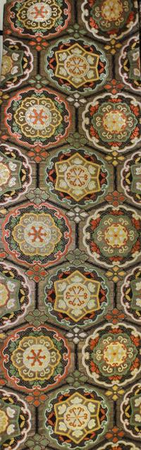 A Chinese Silk Brocade Cloth. Length 155 inches.