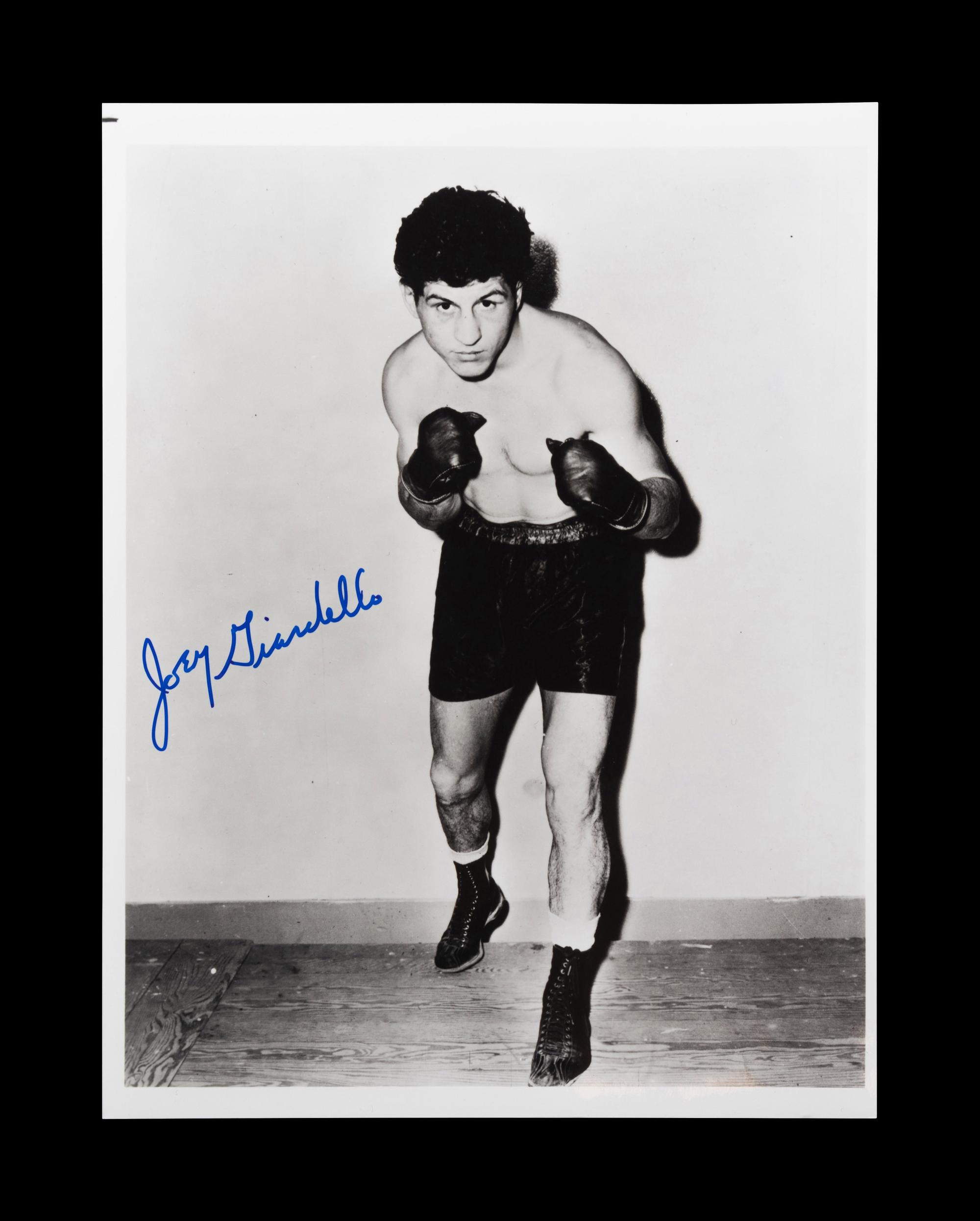 A Group of 29 Autographs from 20th Century Boxing Champions and Notables,