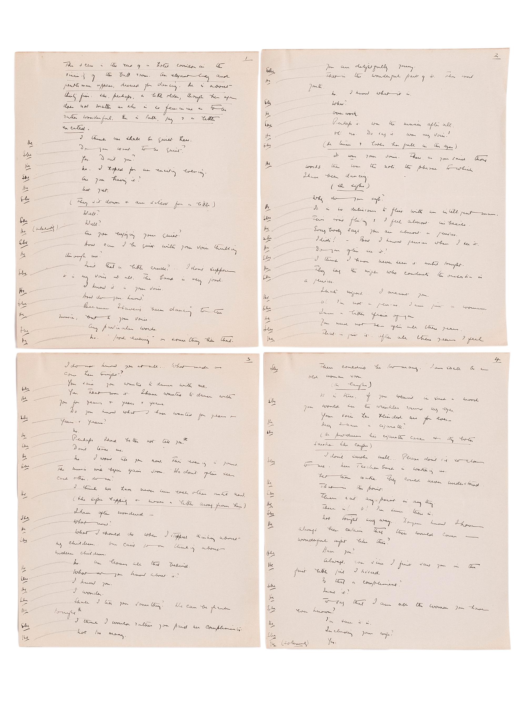 [AUTHORS] -- [PUBLISHERS]. A group of 14 autographs, including Gilbert CANNAN (1884-1955) and Owen DAVIS (1874-1956).