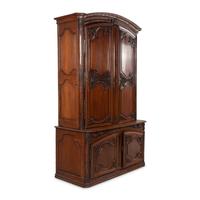 A Louis XV Cabinet à Deux Corps